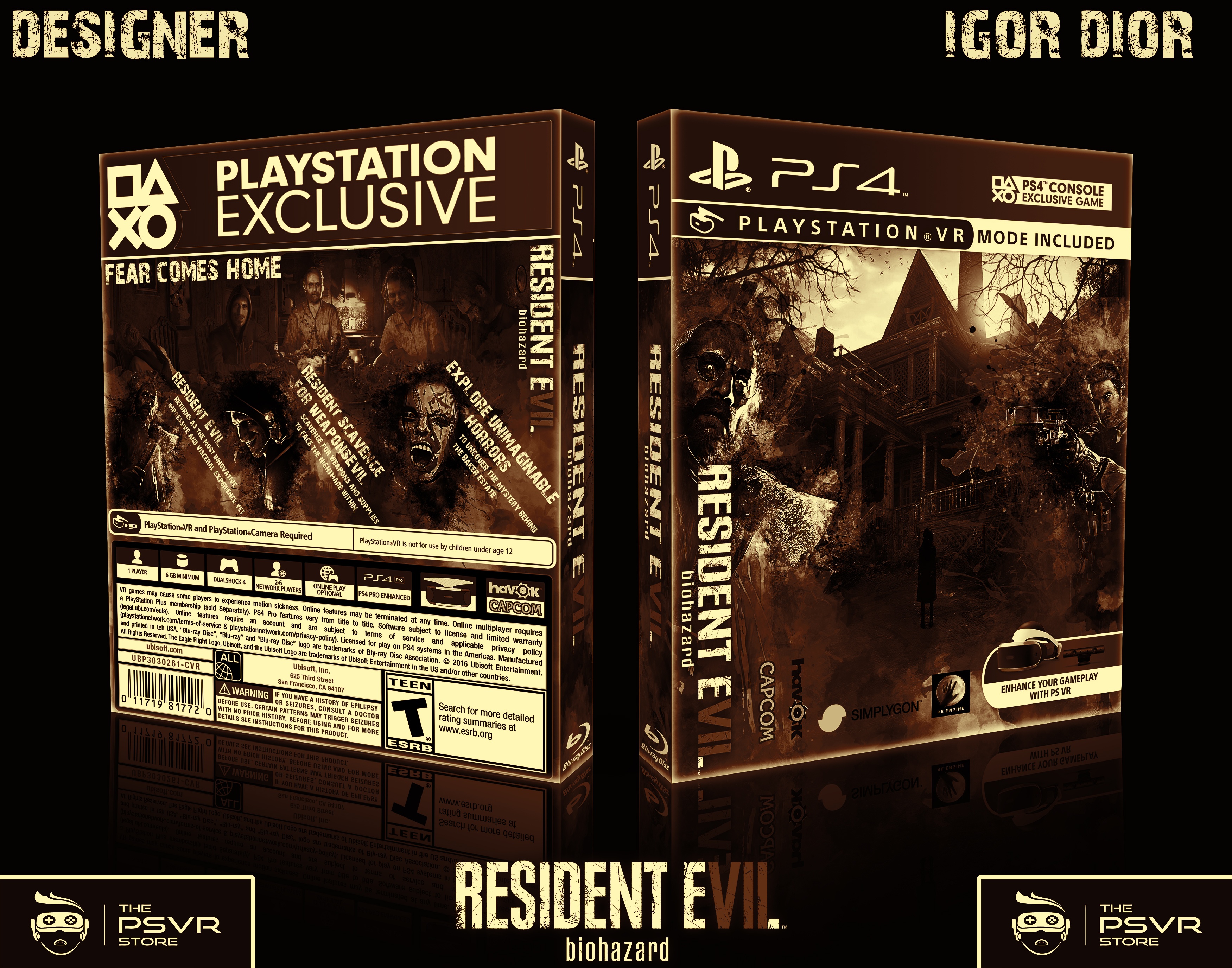 Resident Evil 7: Biohazard(PSVR) box cover