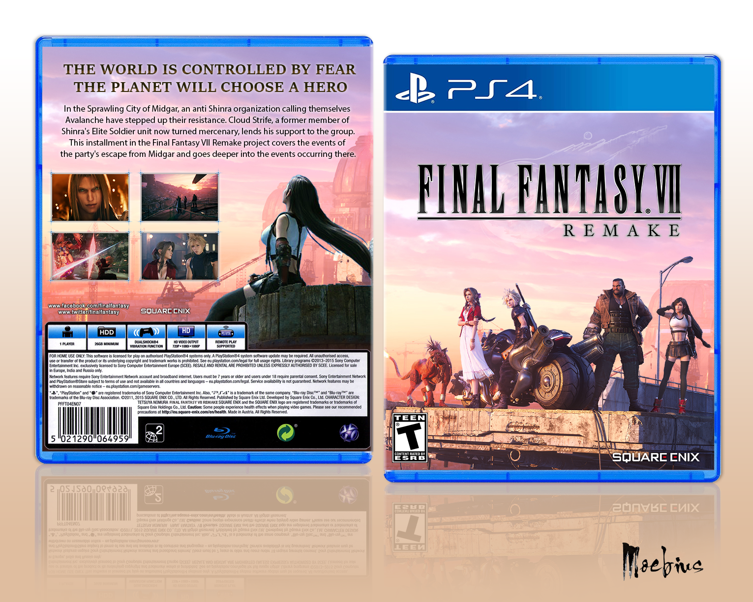 Final Fantasy VII Remake box cover