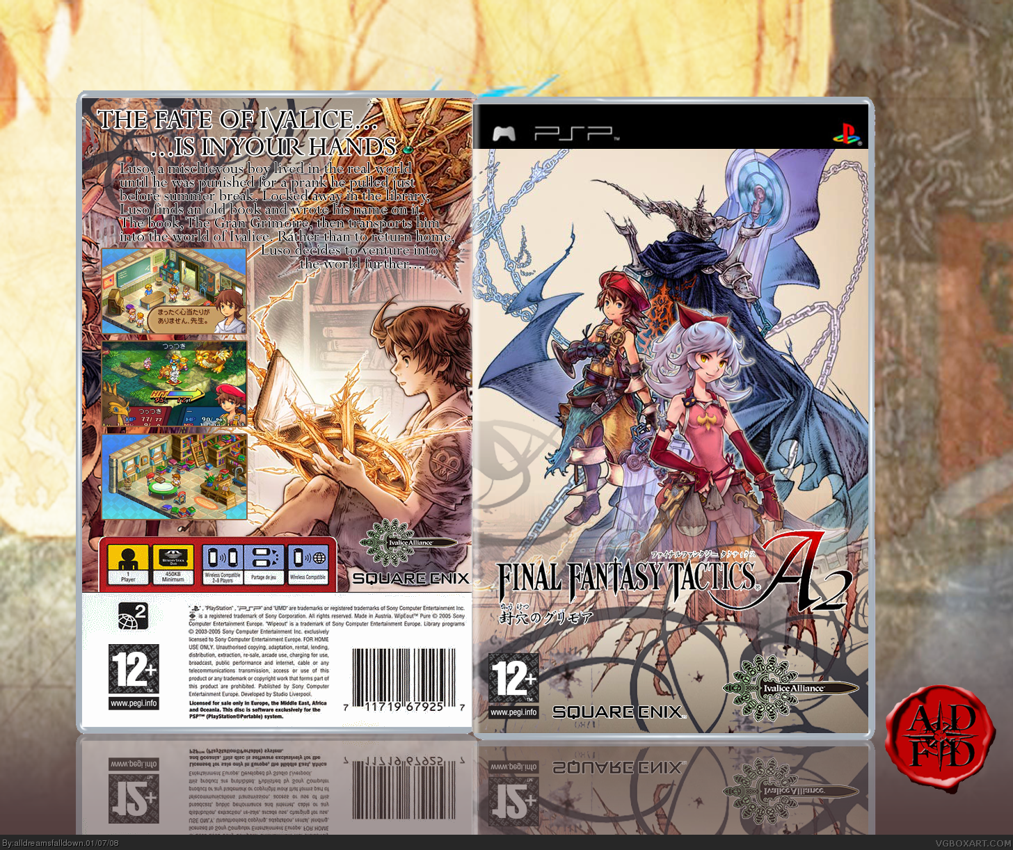 Final Fantasy Tactics A2 box cover