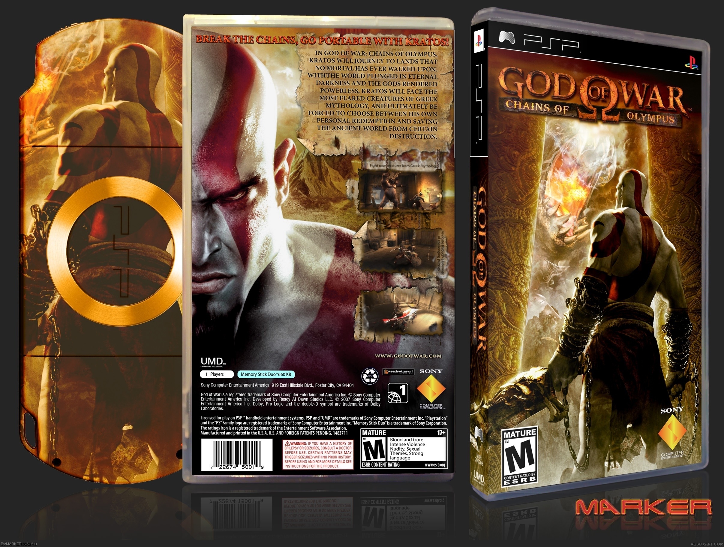 God of War: Chains of Olympus box cover