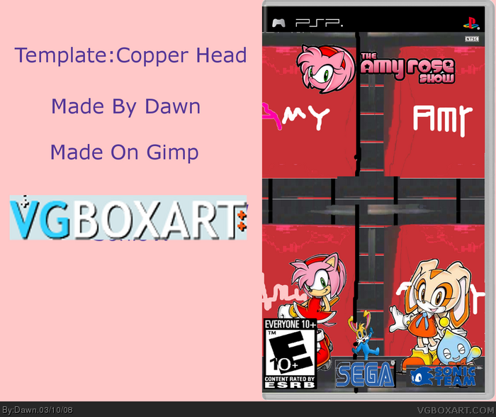 The Amy Rose Show box art cover
