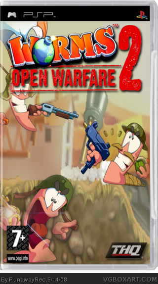 Worms Open Warfare 2 box cover