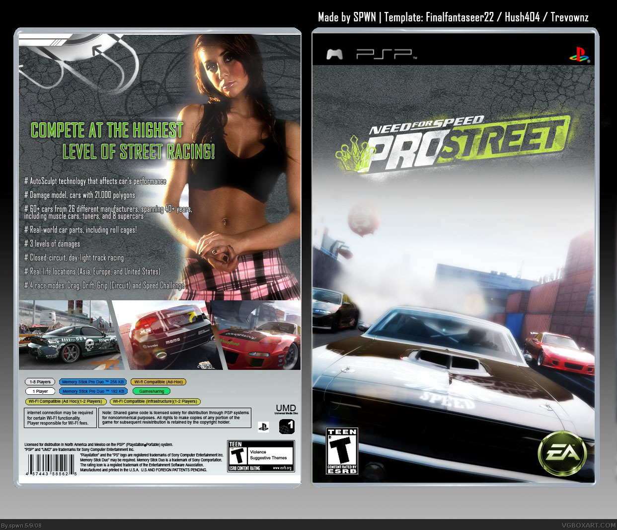 Need For Speed: ProStreet box cover