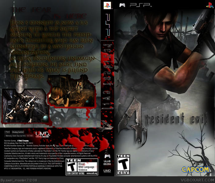 Prince Of Persia: Rival Swords PSP Box Art Cover by axel_master