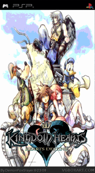 Kingdom Hearts hearts of Destiny box cover
