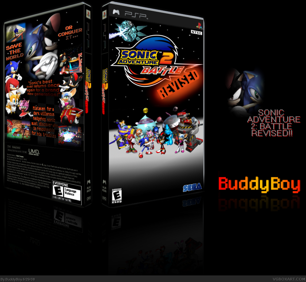 Sonic Adventure 2: Battle Revised box cover