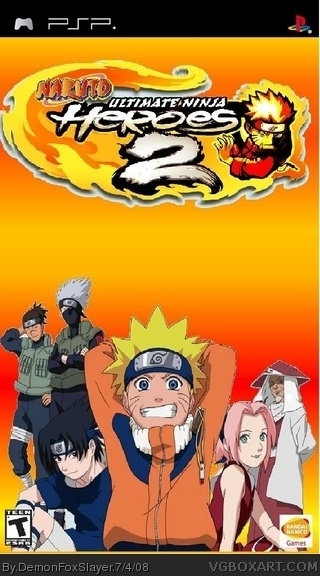 Naruto Ultimate Ninja Heroes 2 box cover