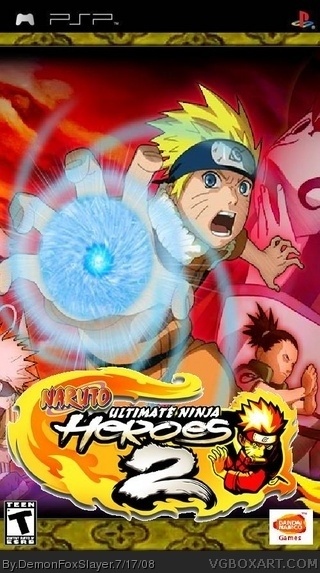 Naruto Ultimate Ninja Heroes 2 box cover