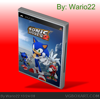 Sonic Rivals 2 box cover