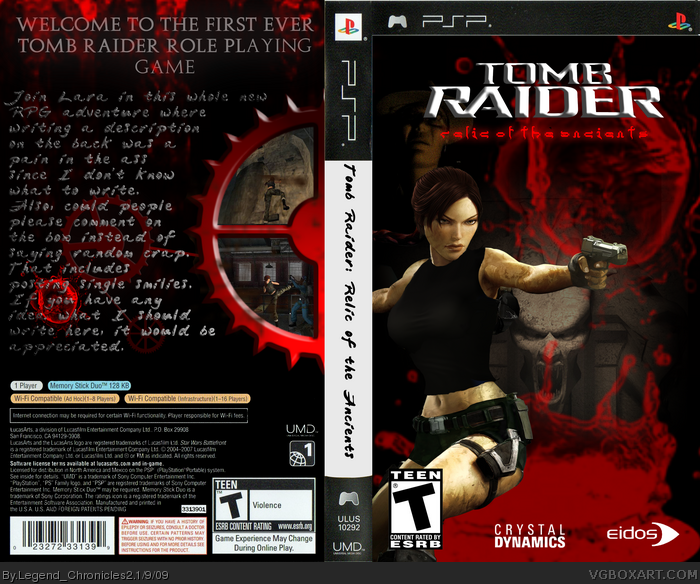 Tomb Raider: Relic of the Ancients box art cover