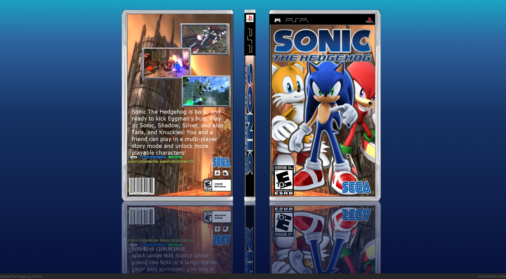 Sonic The Hedgehog box cover