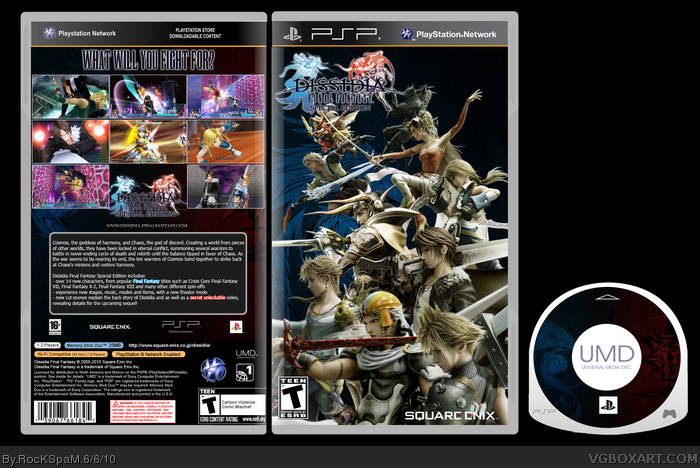 Dissidia: Final Fantasy Special Edition box art cover
