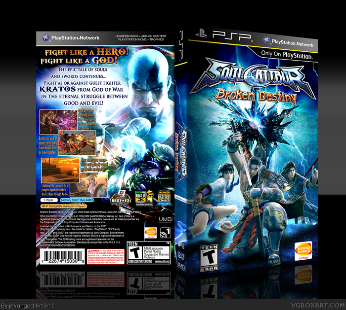 Soul Calibur: Broken Destiny box art cover