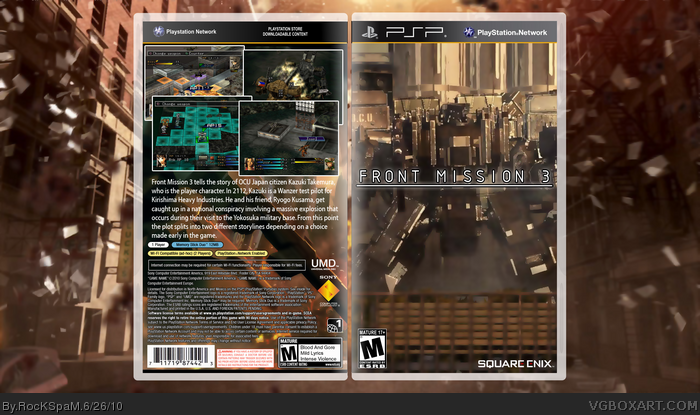 Front Mission 3 box art cover