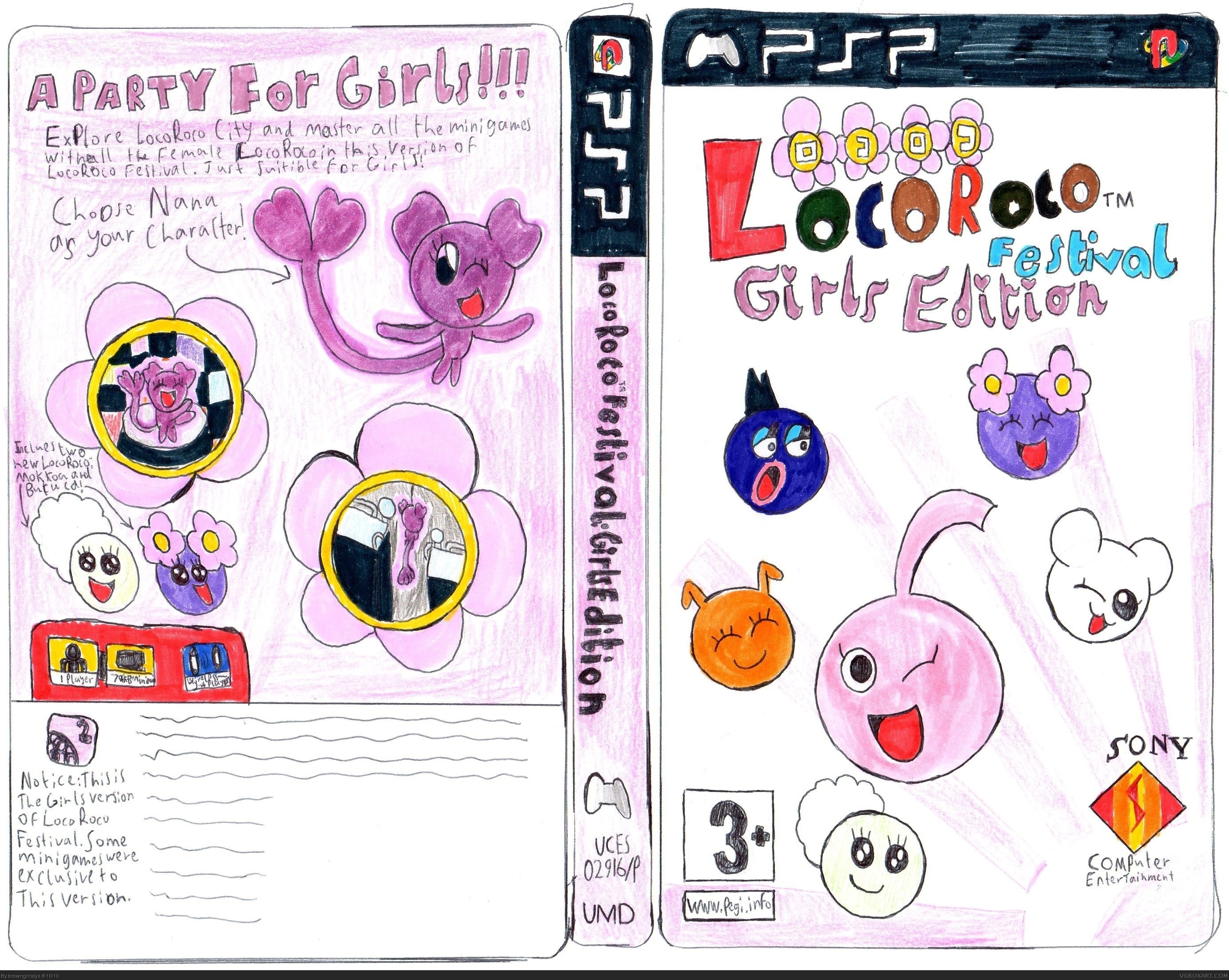 LocoRoco Festival: Girls Edition box cover