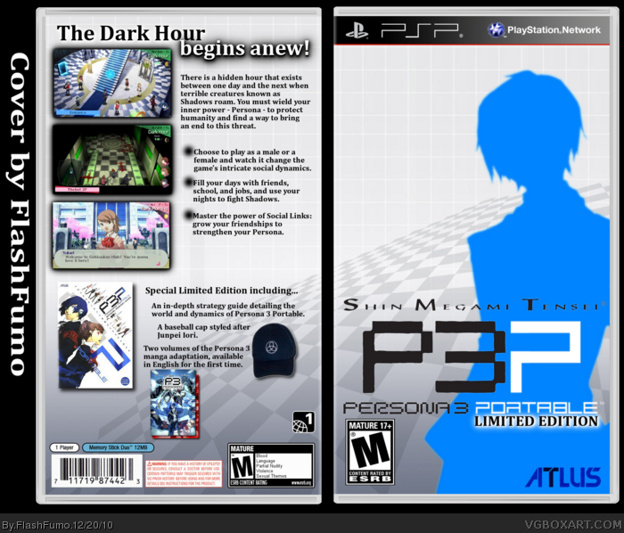 Shin Megami Tensei: Persona 3 Portable box art cover