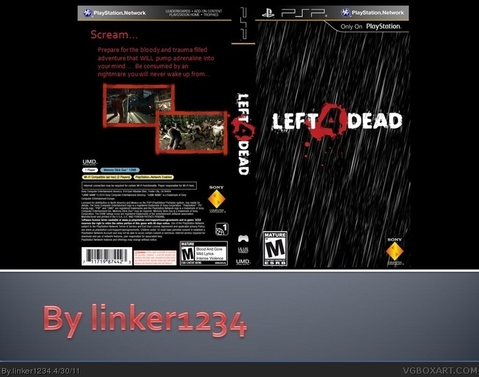 LEFT 4 DEAD box art cover