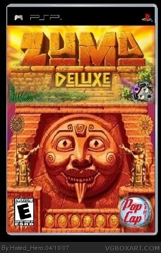 på justering talentfulde Zuma: Deluxe PSP Box Art Cover by Hated Hero