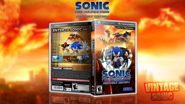 Sonic The Hedgehog Portable Edition box art cover
