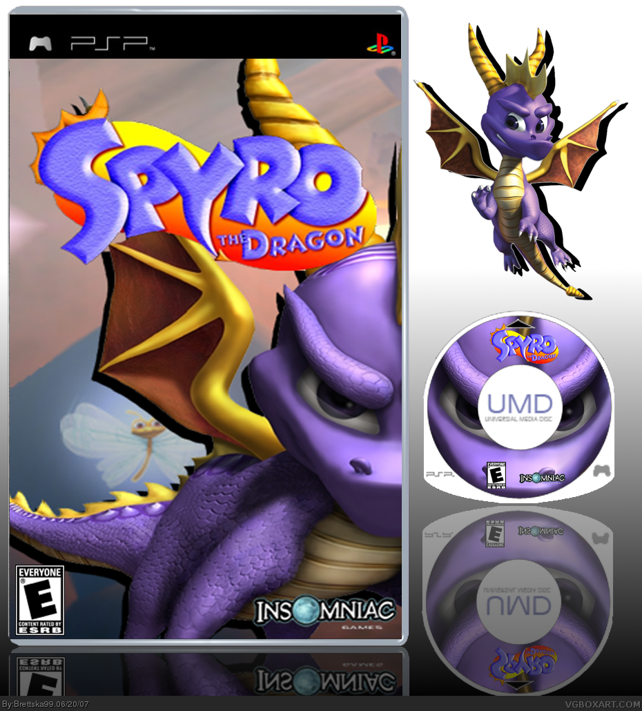 Spyro the Dragon box cover