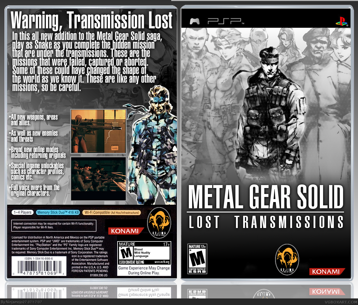 Metal Gear Solid: Lost Transmissions box cover