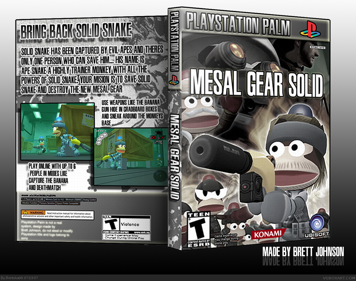 Mesal Gear Solid box cover