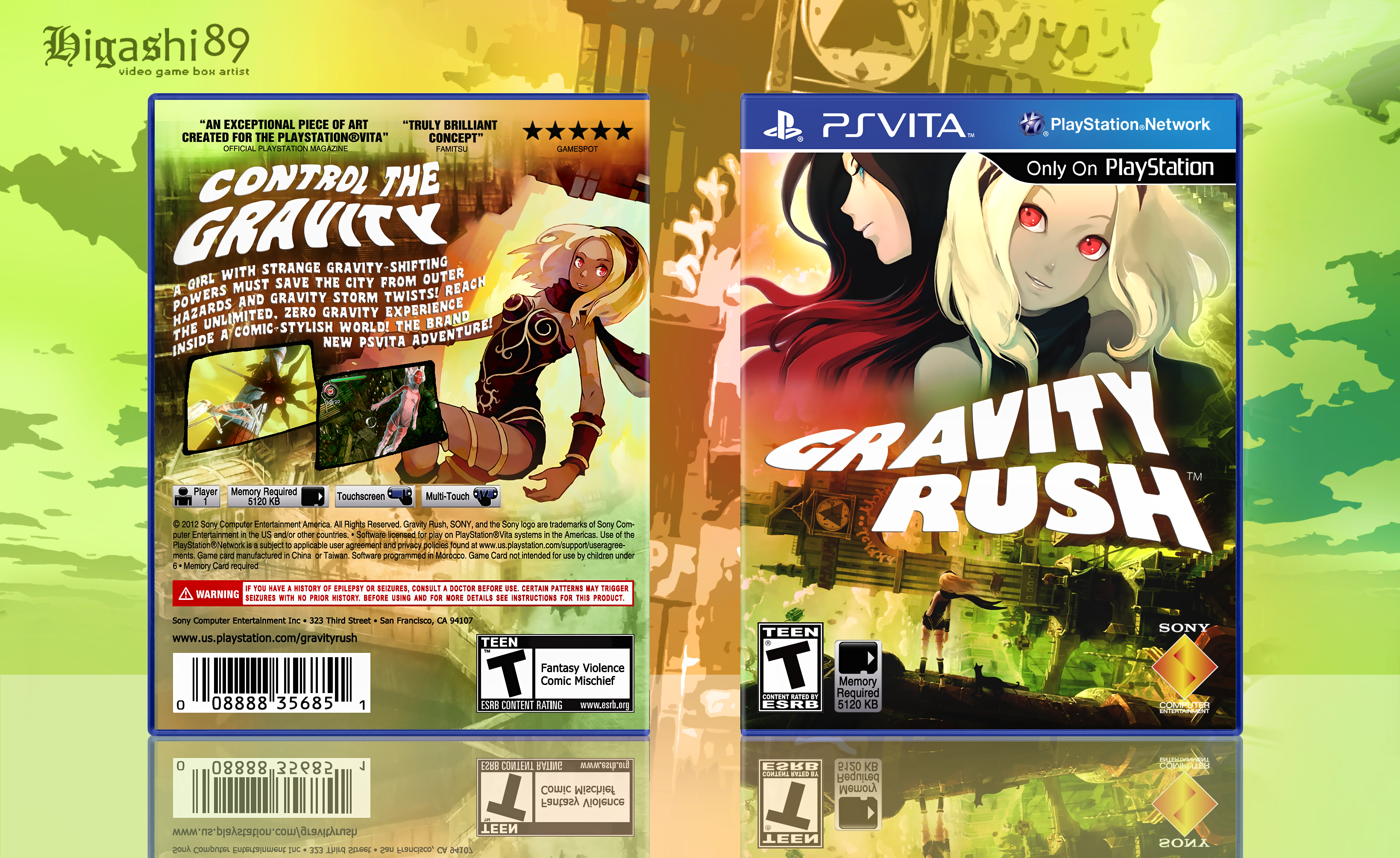 Gravity Rush box cover