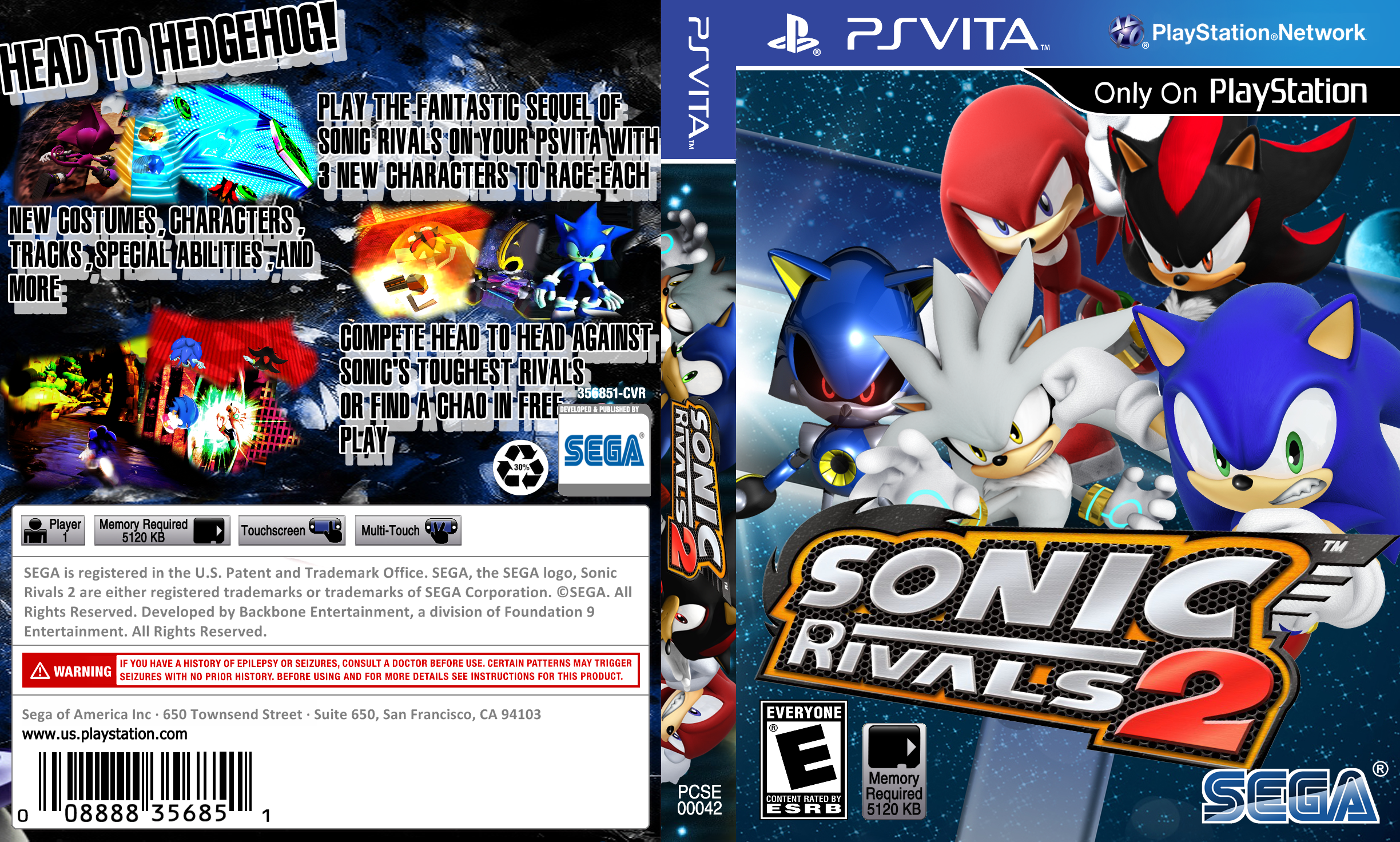sonic rivals 2 rating