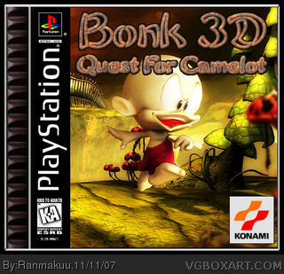 Bonk 3D: Quest For Camelot box cover