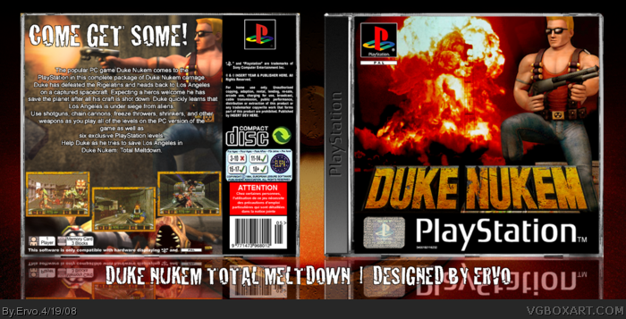 Duke Nukem box art cover