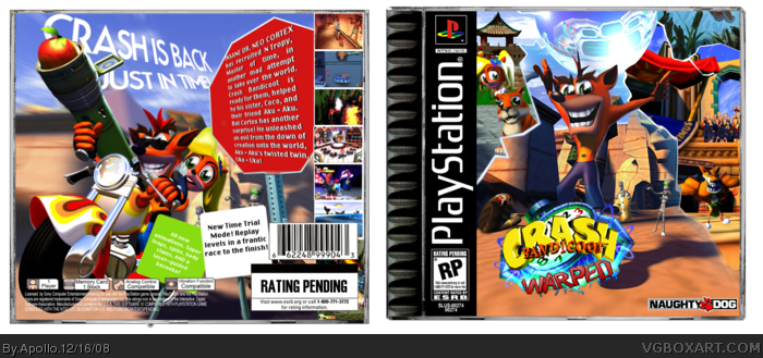 PlayStation » Crash Bandicoot 3: Warped Box Cover