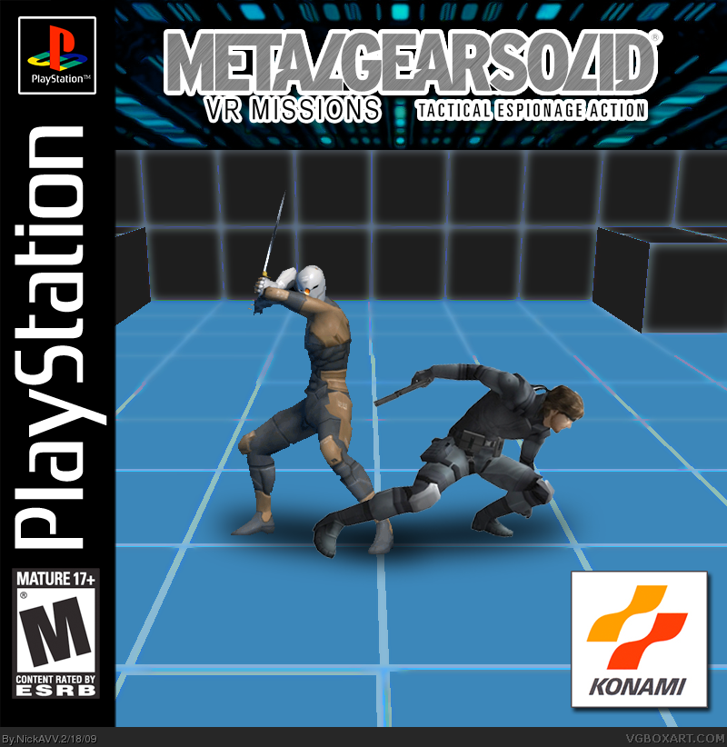 Metal Gear Solid: VR Missions box cover