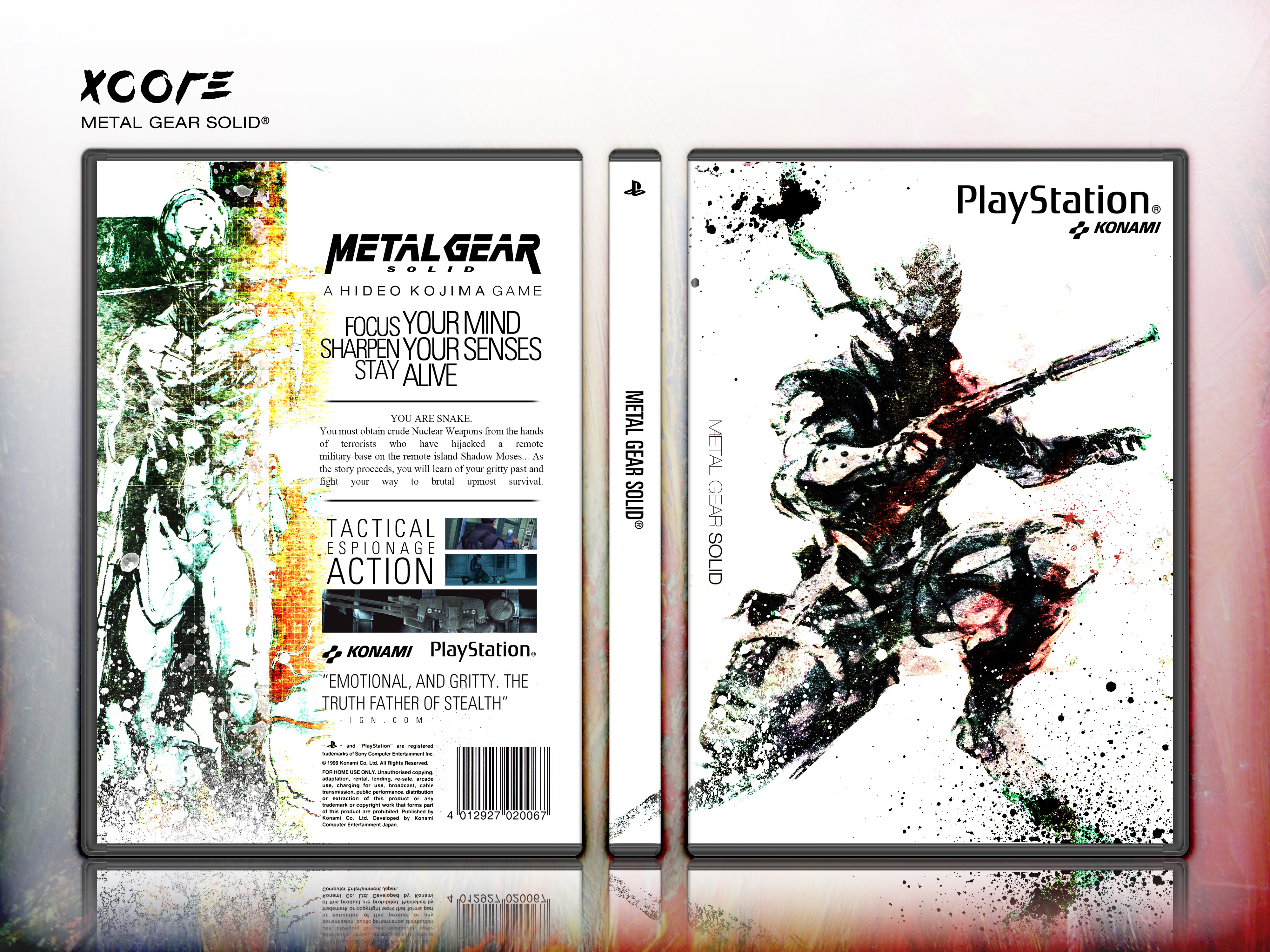 Metal Gear Solid box cover