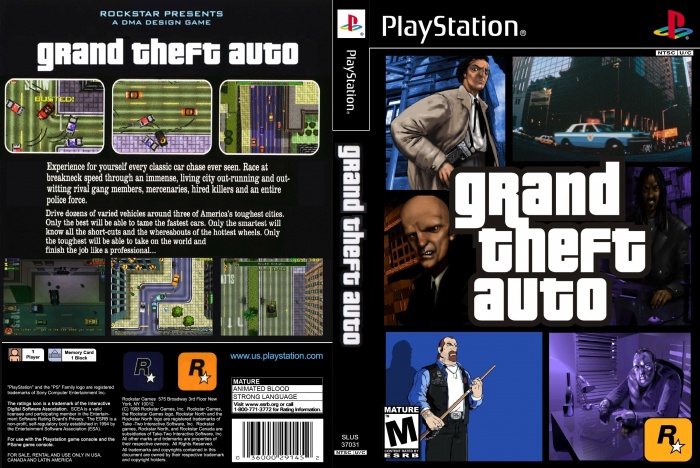 Grand Theft Auto box art cover