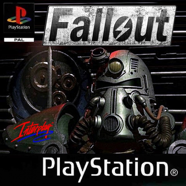FALLOUT ON PLAYSTATION PlayStation Box Art Cover by ThyRedSkull
