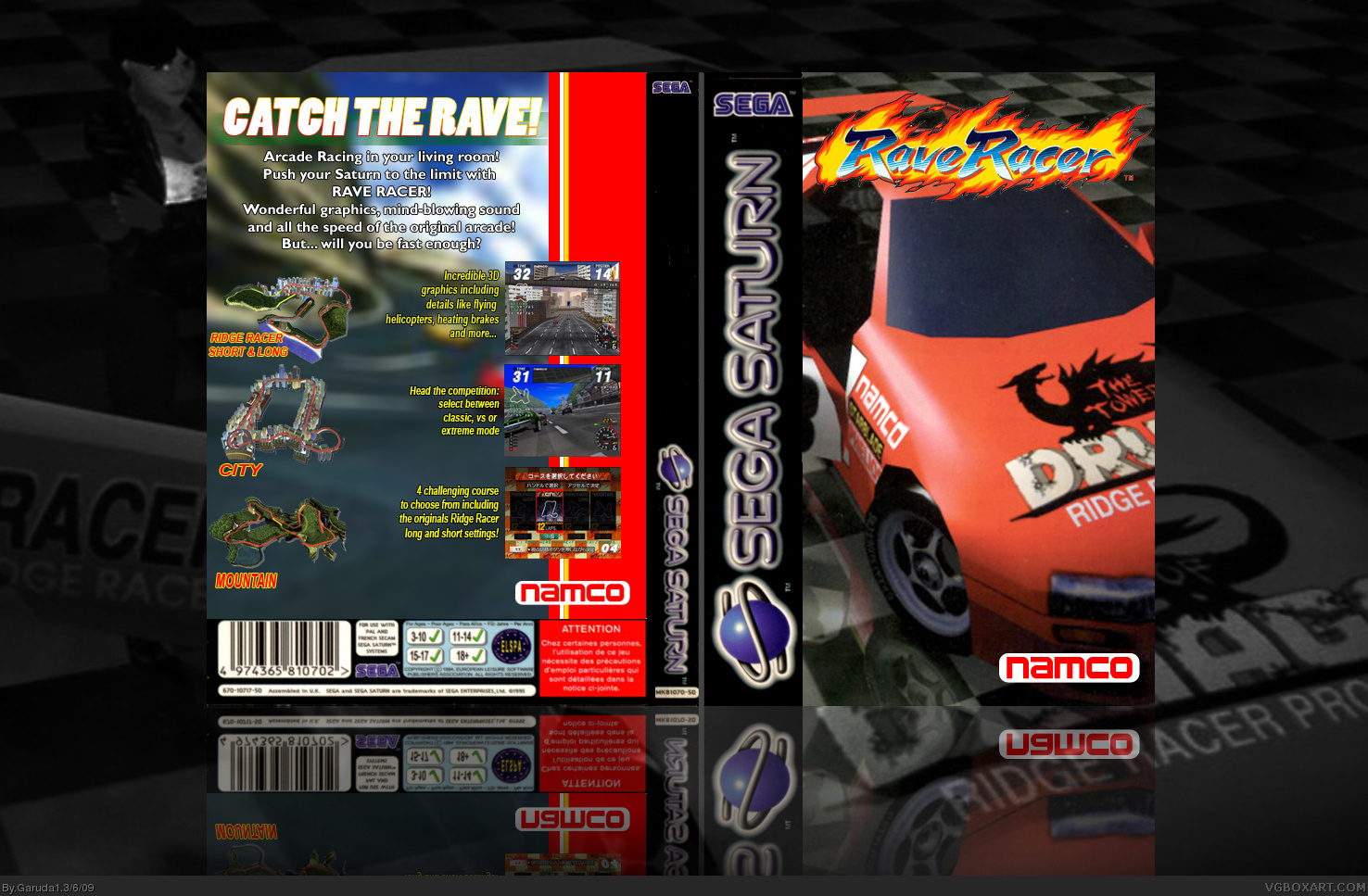 Rave Racer box cover