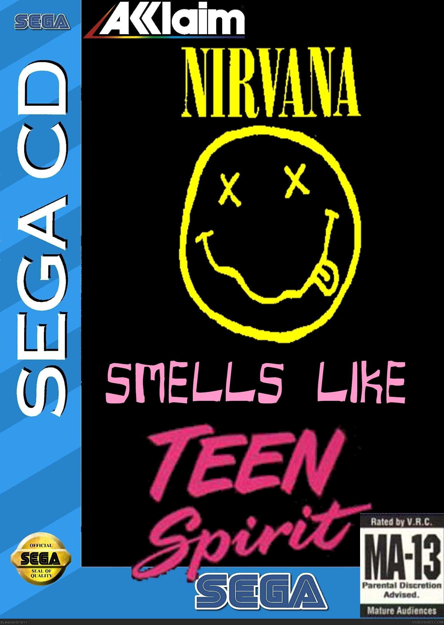 Nirvana Smells Like Teen Spirit box cover