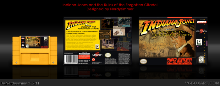 Indiana Jones box art cover