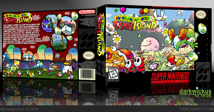 Super Mario World 2: Yoshi's Island box art cover
