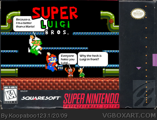 Super Luigi Bros. box cover