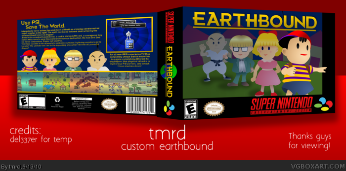 EarthBound box art cover
