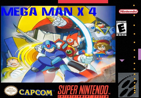 Mega Man X4 box cover
