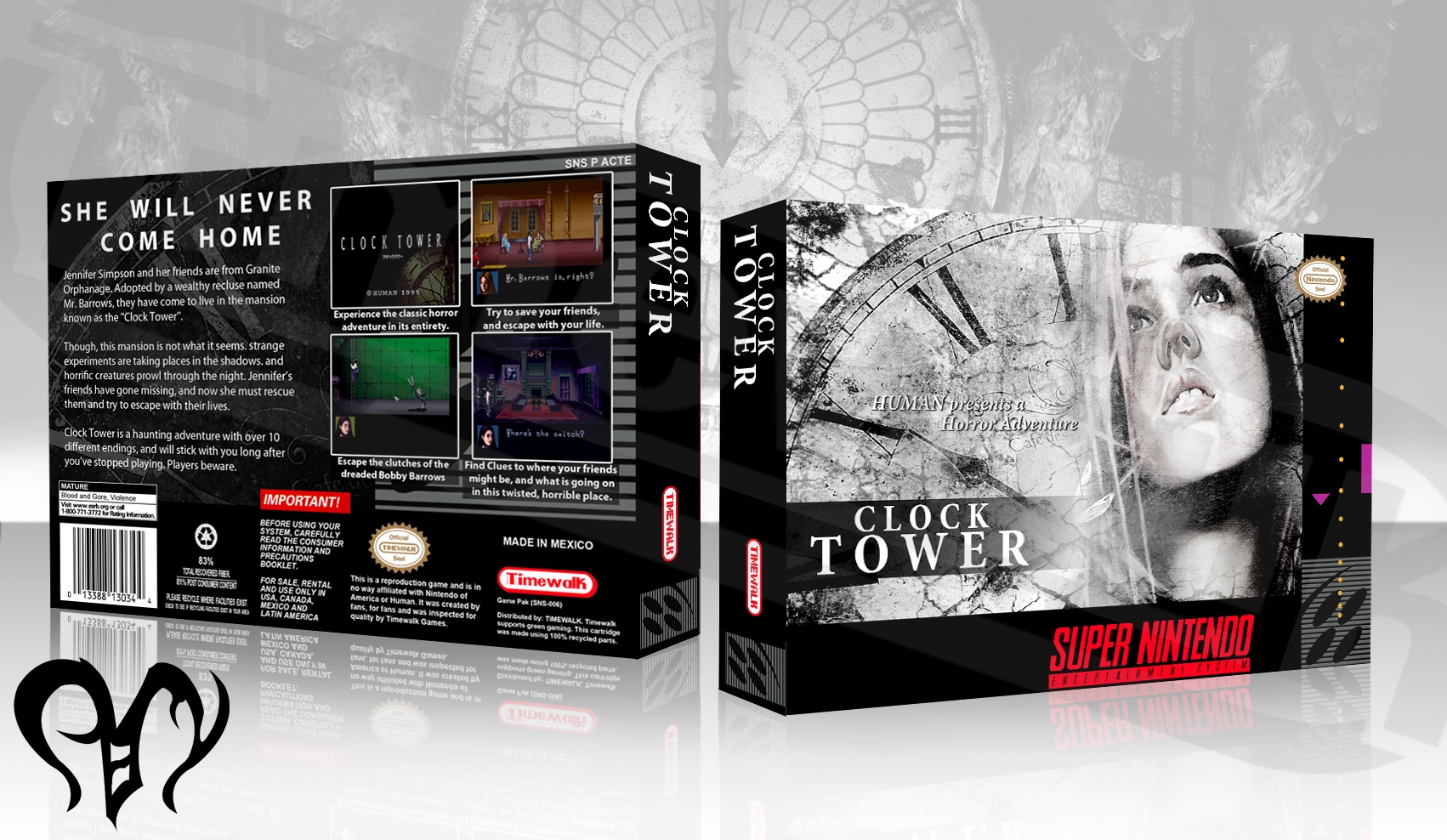 Clock Tower box cover