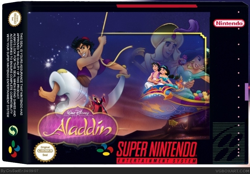 Disney's Aladdin box cover