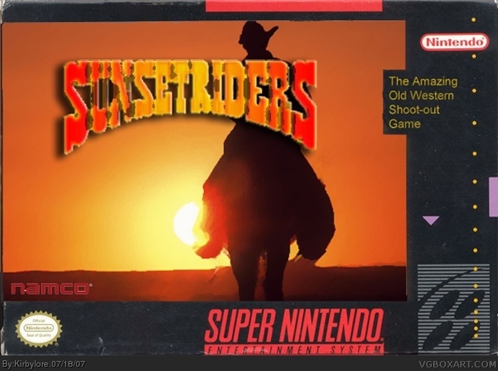 Sunset Riders box cover