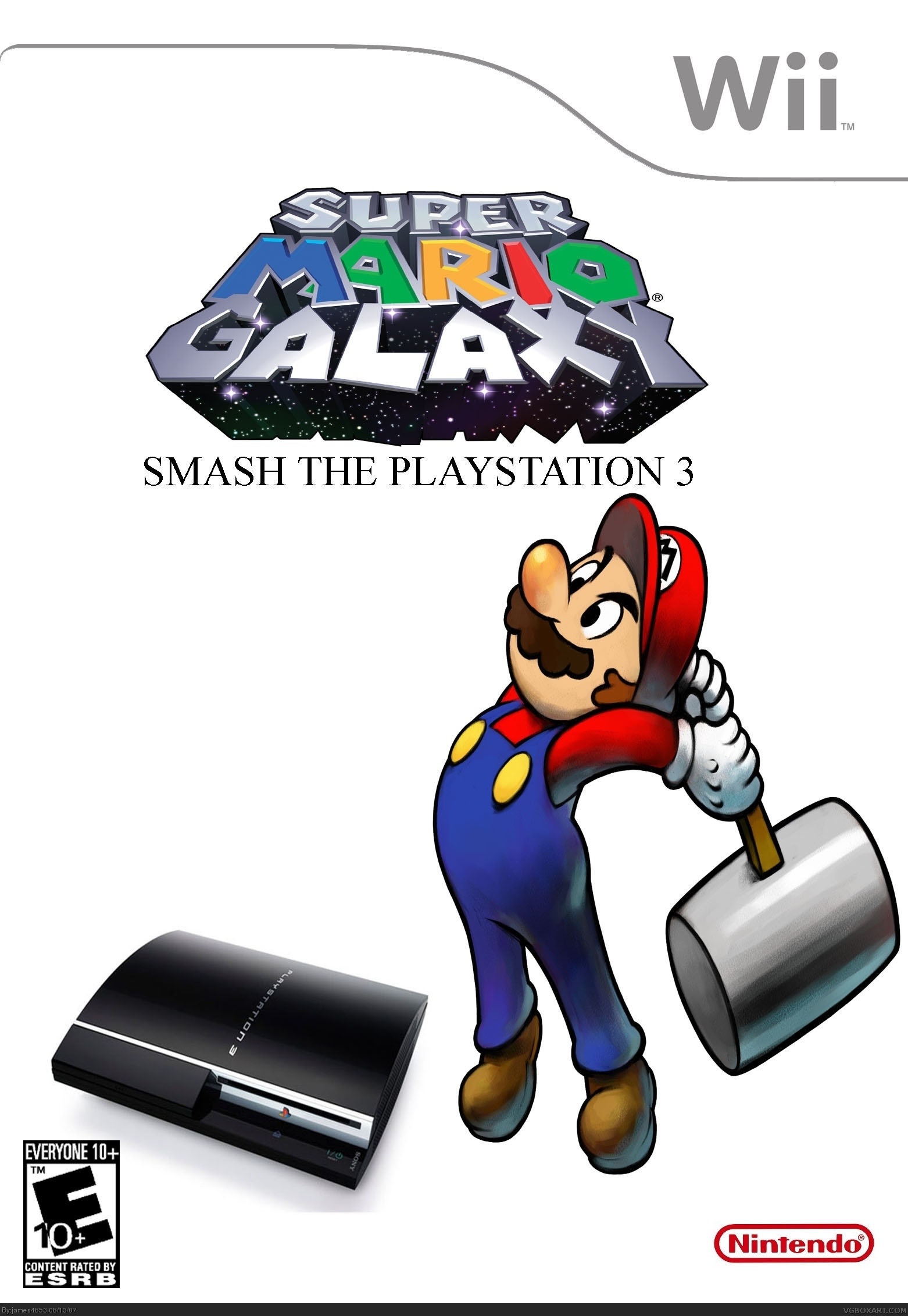 Super Mario Galaxy: Smash The Playstation 3 box cover