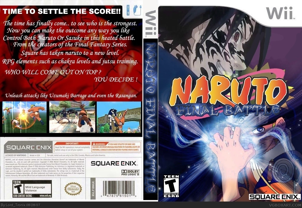 Naruto Final Battle box cover