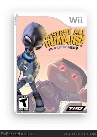 Destroy All Humans Big Willy Unleashed box cover