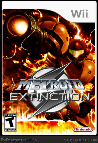 Metroid Extinction box cover