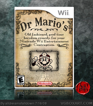 Dr. Mario box art cover